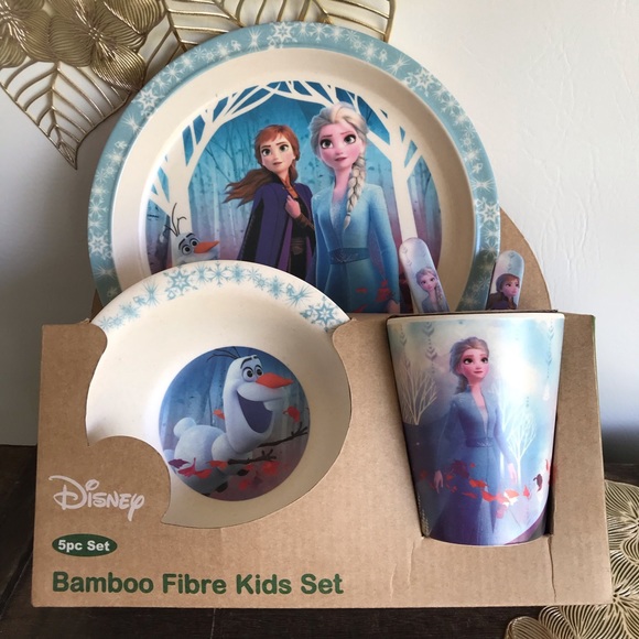 Disney Bamboo Frozen Elsa Christmas Dining Set - Picture 3 of 3